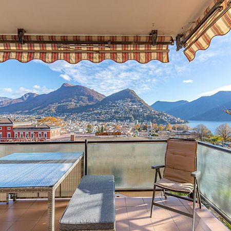 Imperial Of Lugano 4 With A Lake View Behind The Station And 10 Min From The Lake Leilighet Eksteriør bilde