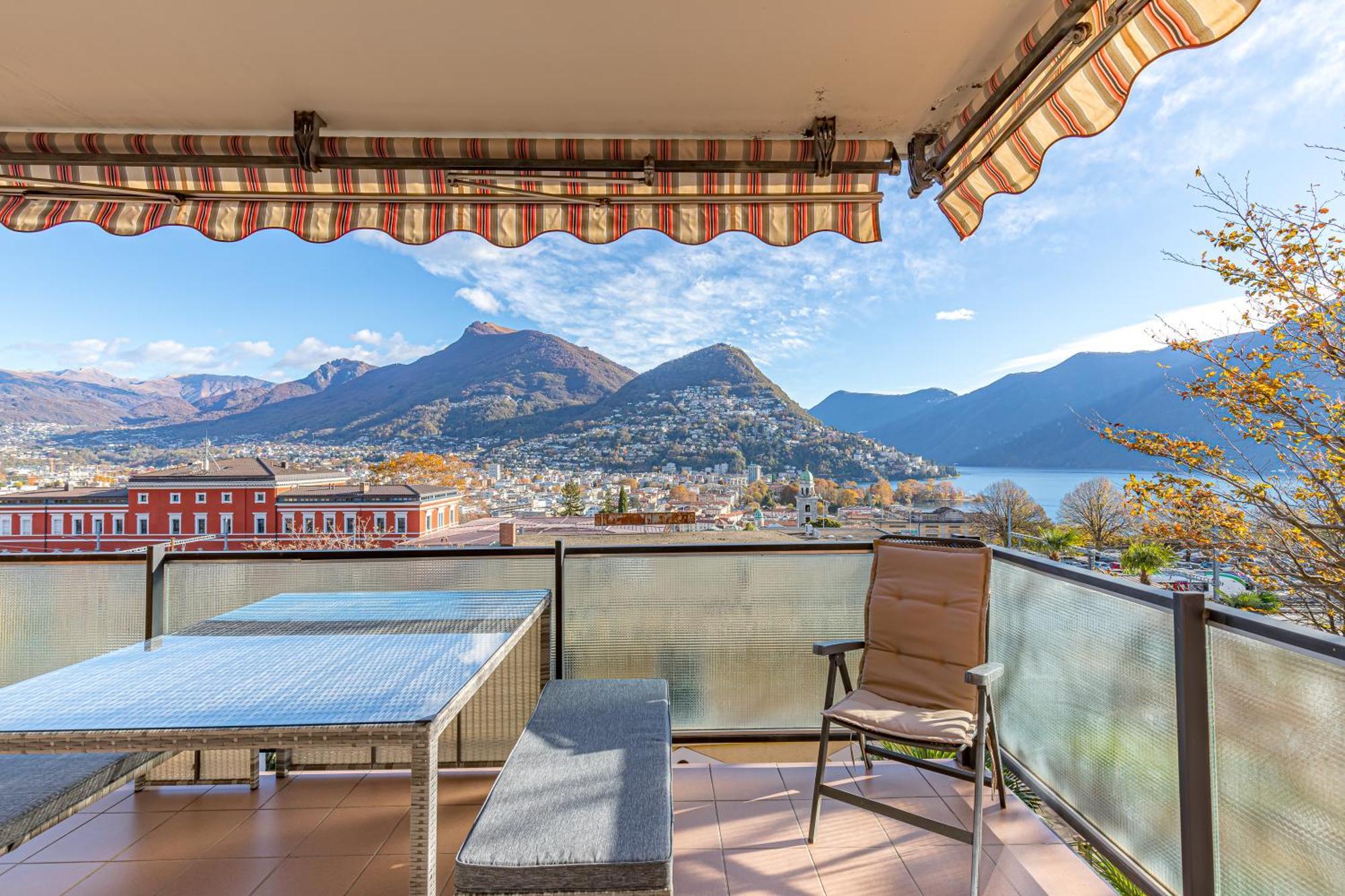 Imperial Of Lugano 4 With A Lake View Behind The Station And 10 Min From The Lake Leilighet Eksteriør bilde